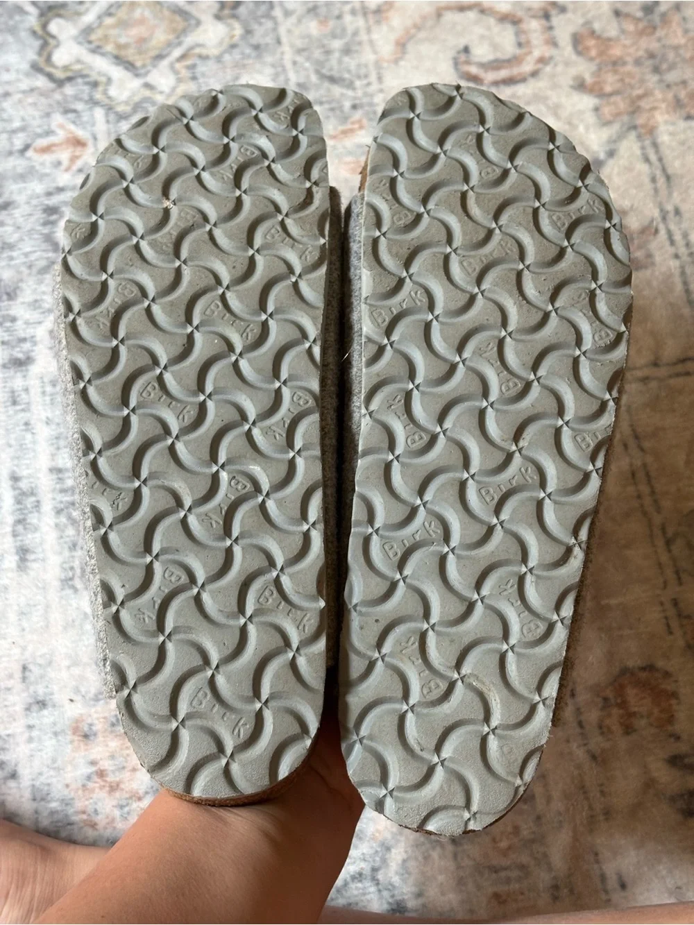 Birkenstock Arizona Gray Wool size 40 Women’s